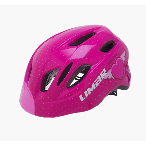 Limar Kid Pro hjelm Heart Pink  M (5056 cm)