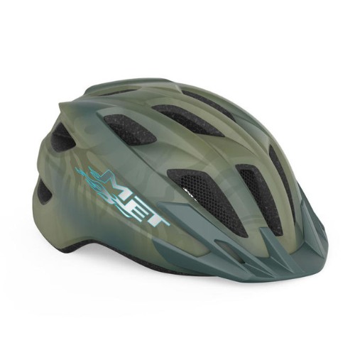 MET Helmet Crackerjack Green/Matt Unisize (52-57 cm)
