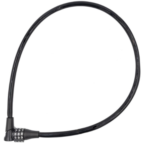 Bike Attitude kabellås  4,5x65cm m/kode matsort