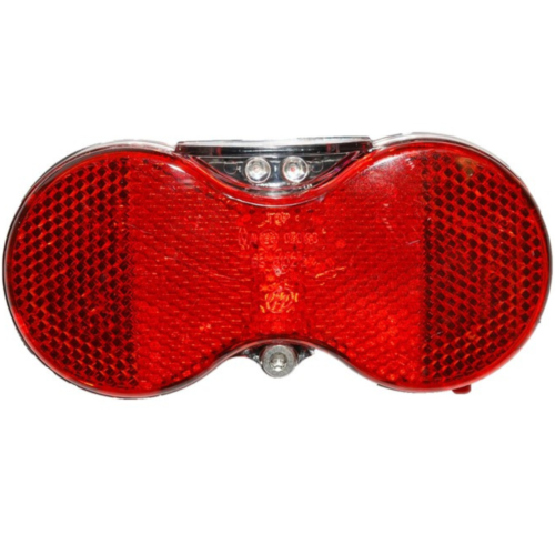 Herrmans H-Vision baglygte 2 dioder til bagagebærer 50mm montering inkl. batter