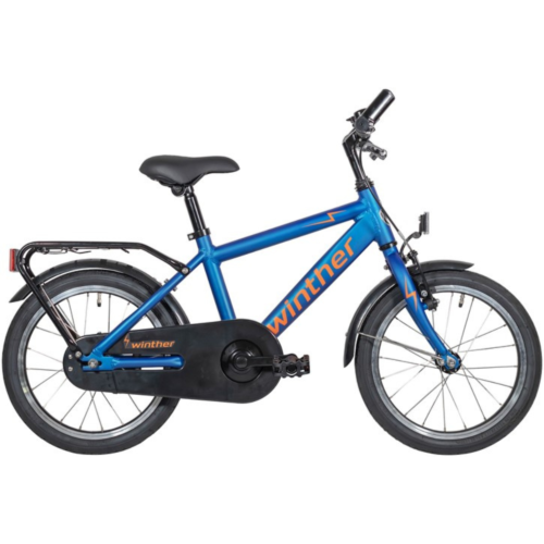 Winther 150 Dreng 16in 1g fodbr. mat blå