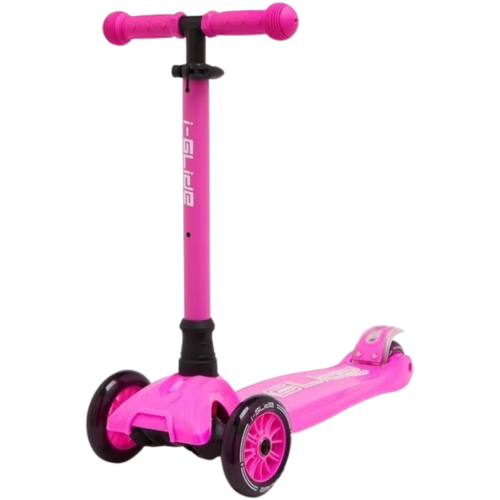 i-Glide 3 Wheel Kids Scooter (Hot Pink)